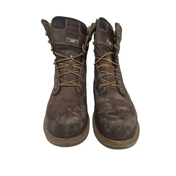 DAKOTA Men's 8517 Quad Comfort 8 Inch Steel Toe Composite Plate Work Boots 12W - Picture 6 of 7